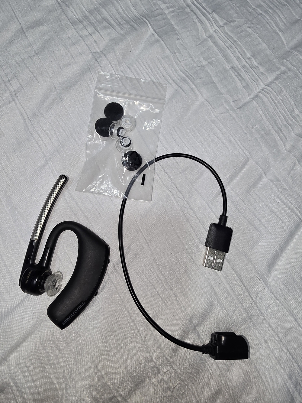 Plantronics Voyager Legend Headset with Charging Cable and Ear Tips